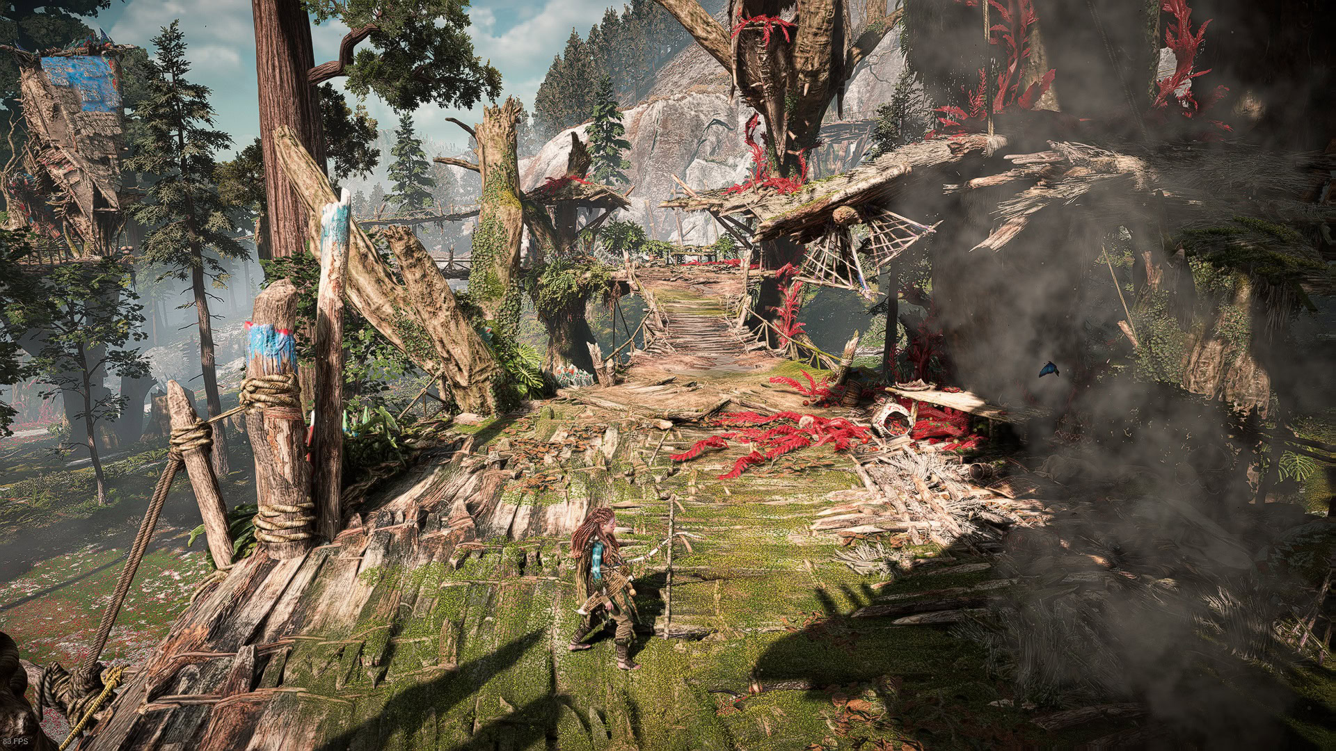 The Stand of the Sentinels Tallneck find the campfire