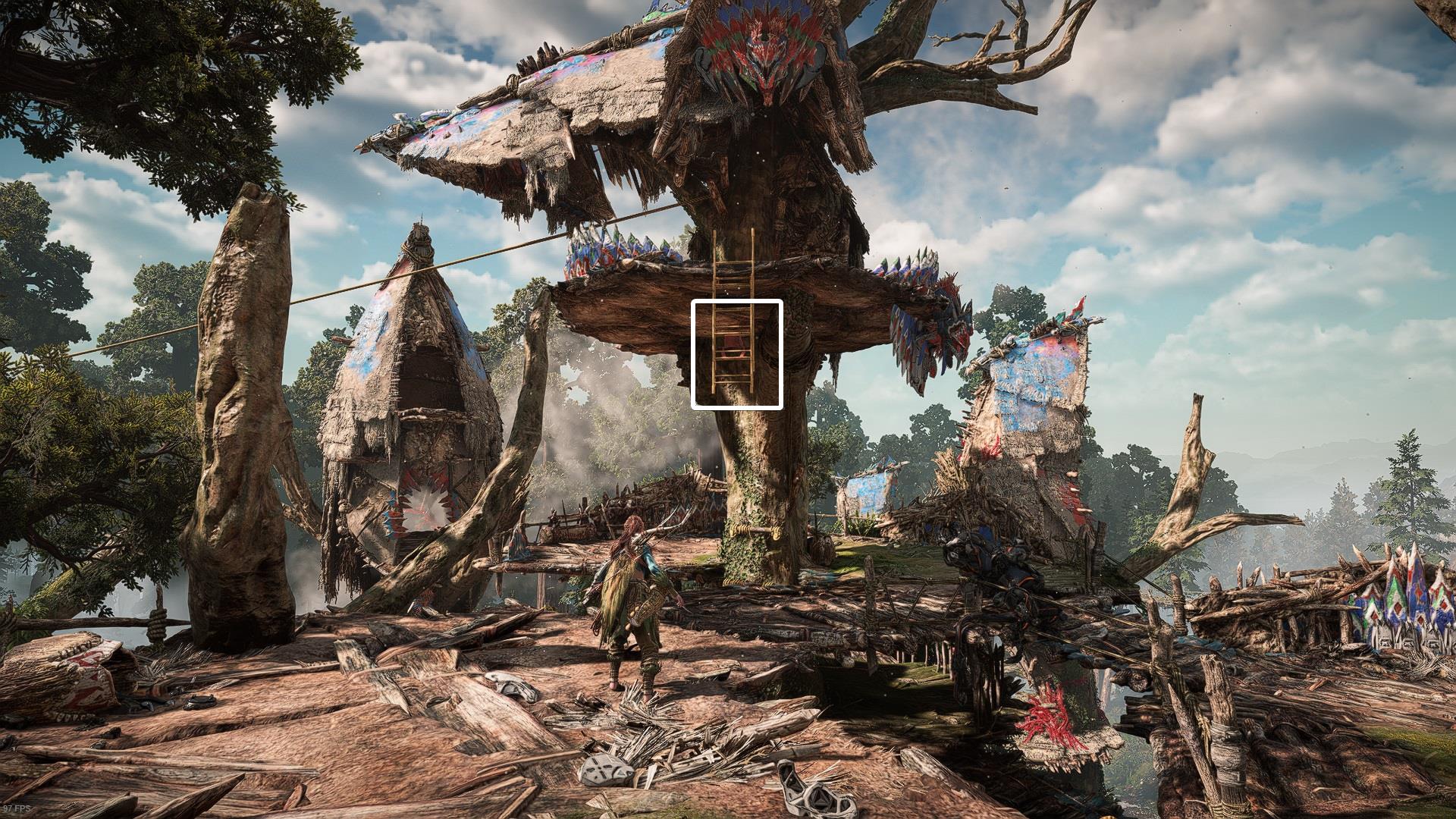 The Stand of the Sentinels Tallneck - find the ladder