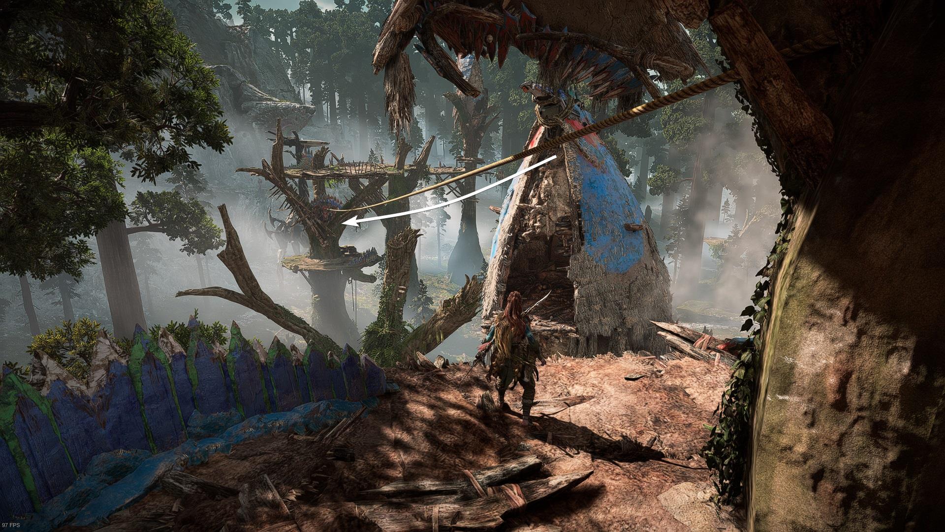 The Stand of the Sentinels Tallneck - take the zipline