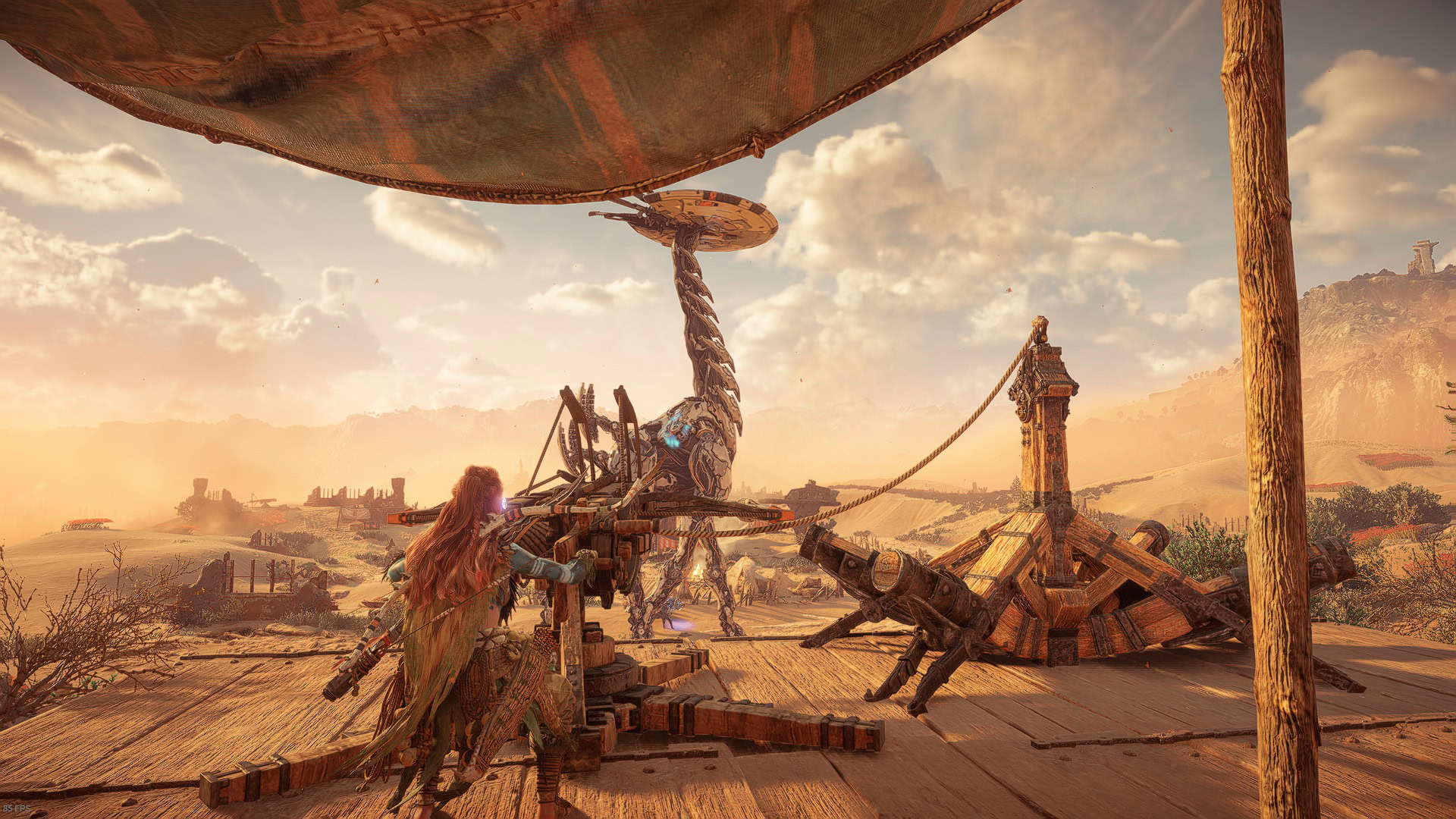 The Stillsands Tallneck fire the third ballista