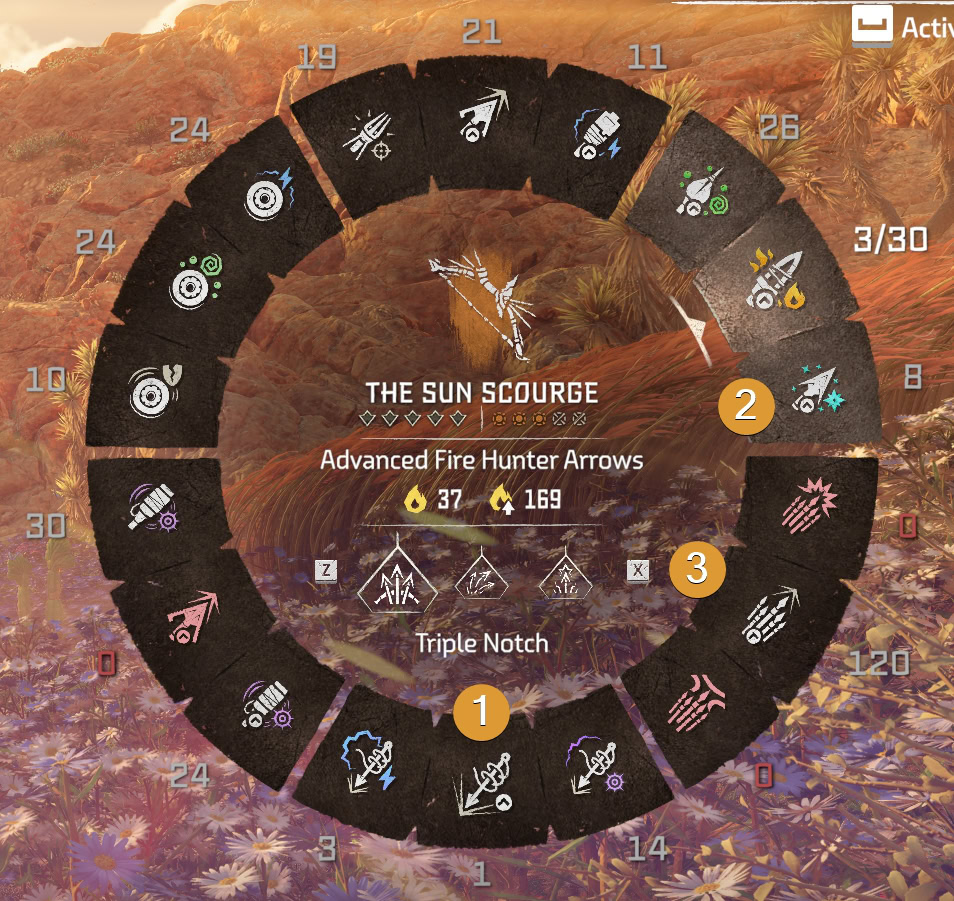 Horizon Forbidden West Weapons Wheel Demo