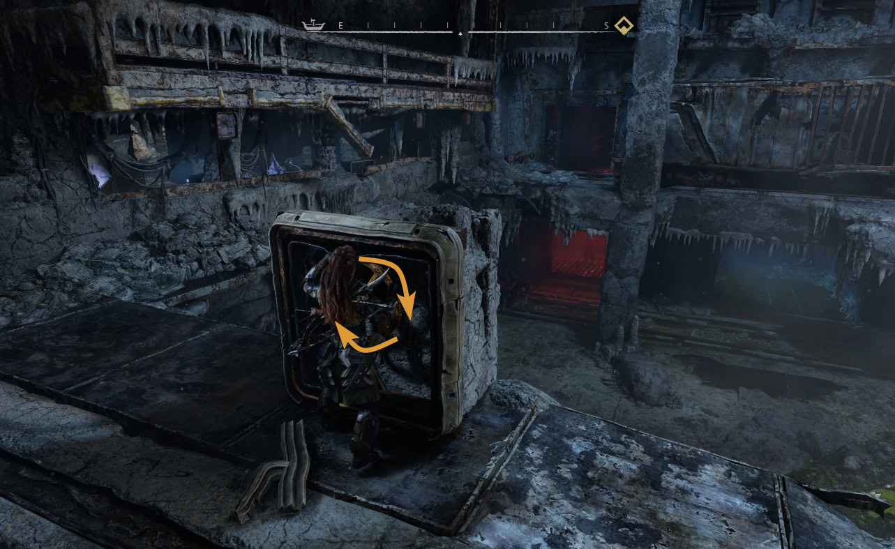 Pull Gildun up with the elevator