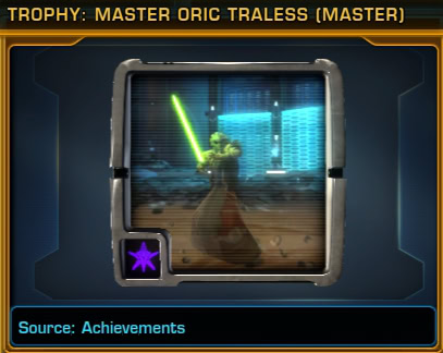 Achievements for Assault on Tython (Empire) - Defeat Master Oric Traless (Master)