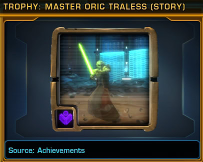 Achievements for Assault on Tython (Empire) - Defeat Master Oric Traless (Veteran)