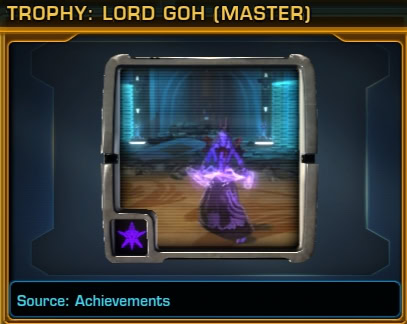 Achievements for Assault on Tython (Republic) - Defeat Lord Goh (Master)