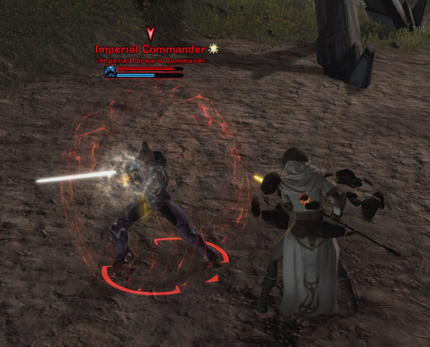The Imperial Commander with Saber Ward - Bonus Boss: Imperial Commander - Assault on Tython Republic Side