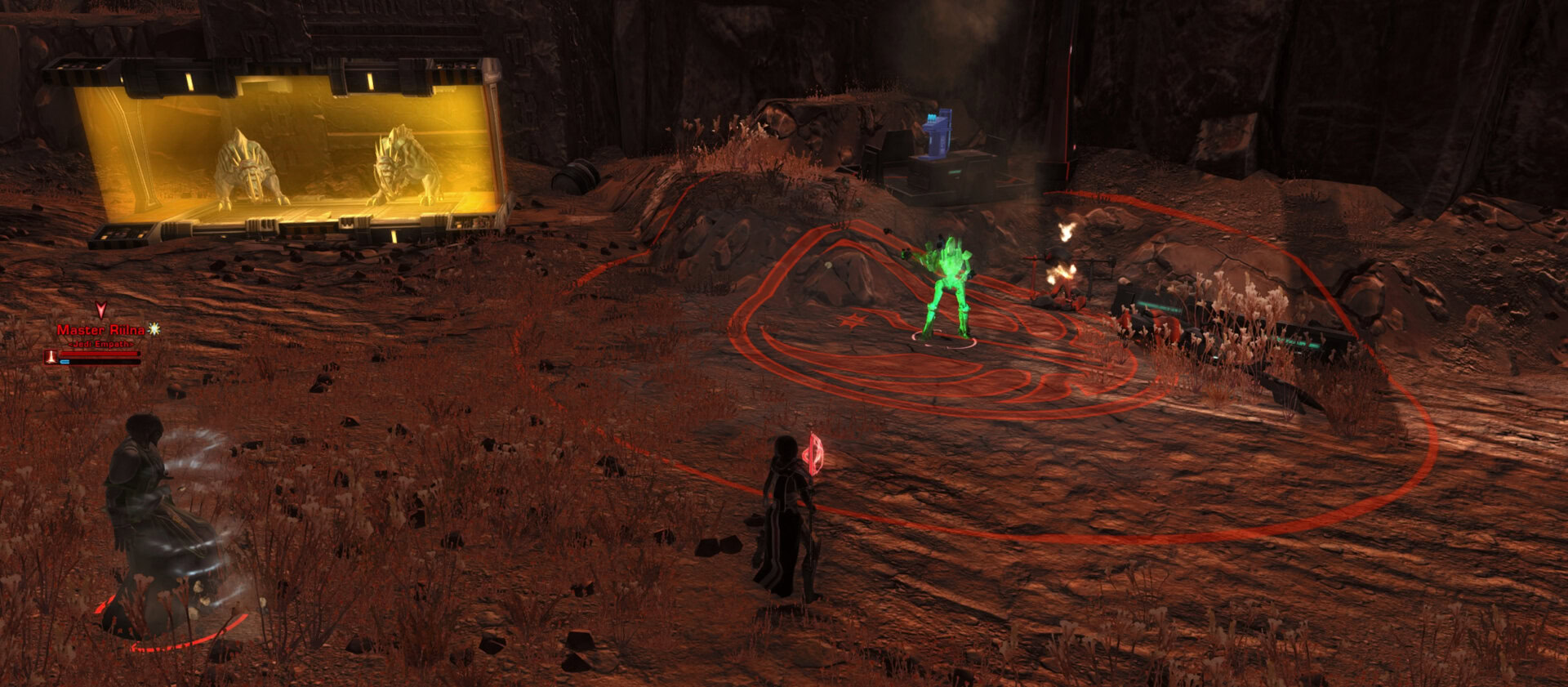 Master Riilna using Forcequake - Korriban Incursion Empire side Flashpoint