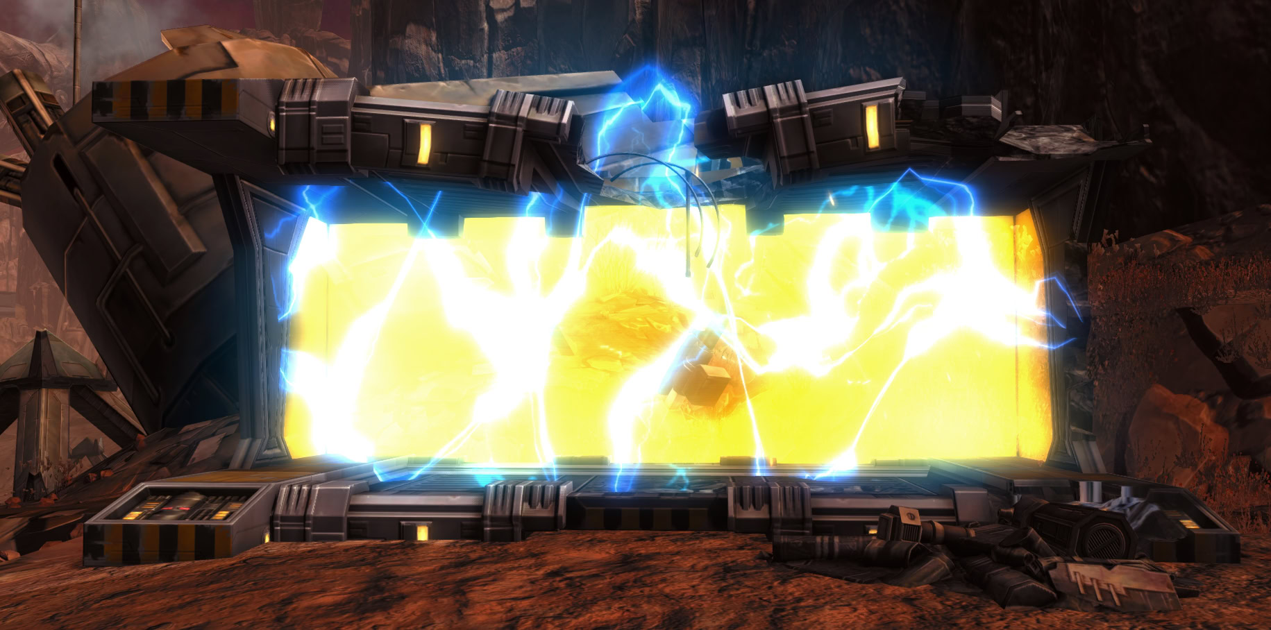 A broken holding cell - SWTOR Korriban Incursion Republic version Flashpoint Guide