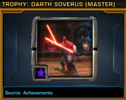 Achievements for Korriban Incursion (Empire) - Defeat Darth Soverus (Master)