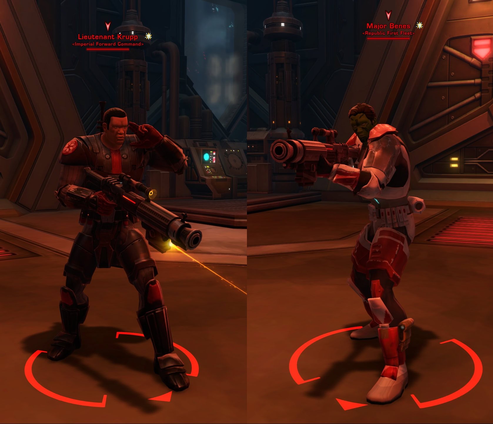 Boss Fight: Lieutenant Krupp (Republic) / Major Benes (Empire)