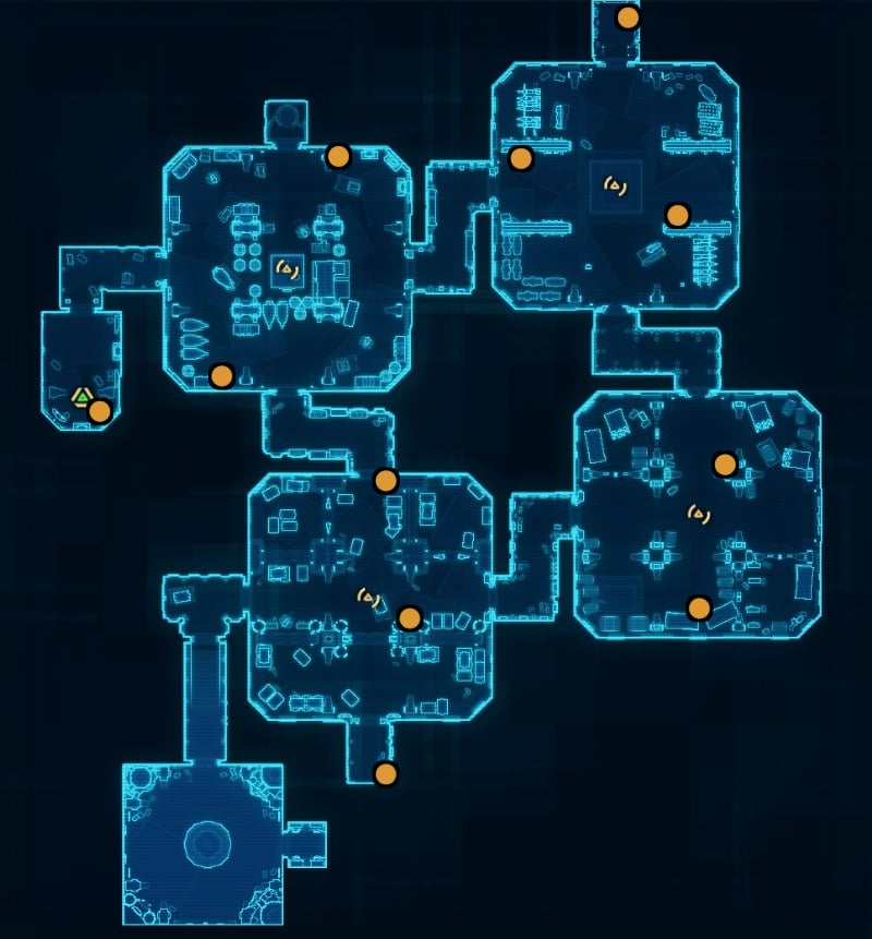 Central Armory Map - Supply Drop Locations