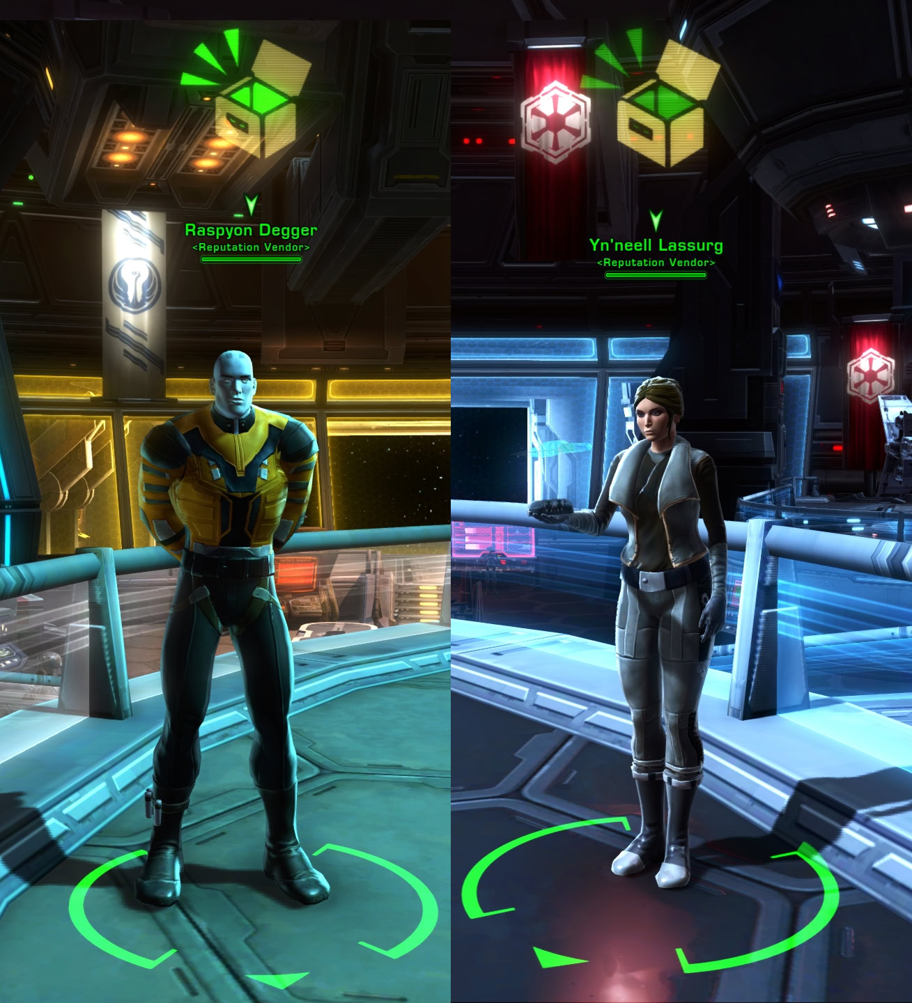 The KDY Reputation Vendors on the Republic and Imperial Fleets