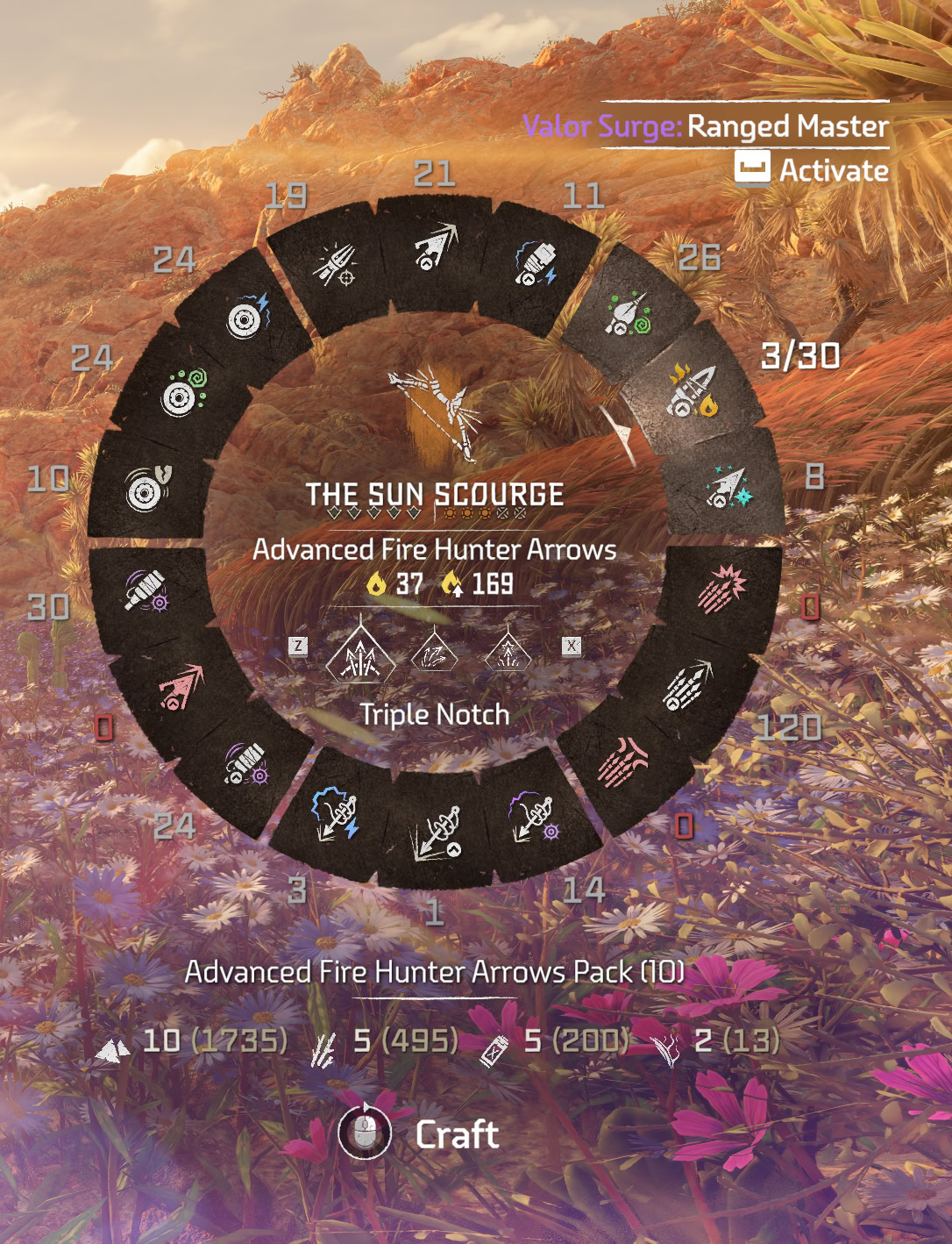Weapons Wheel Large Text