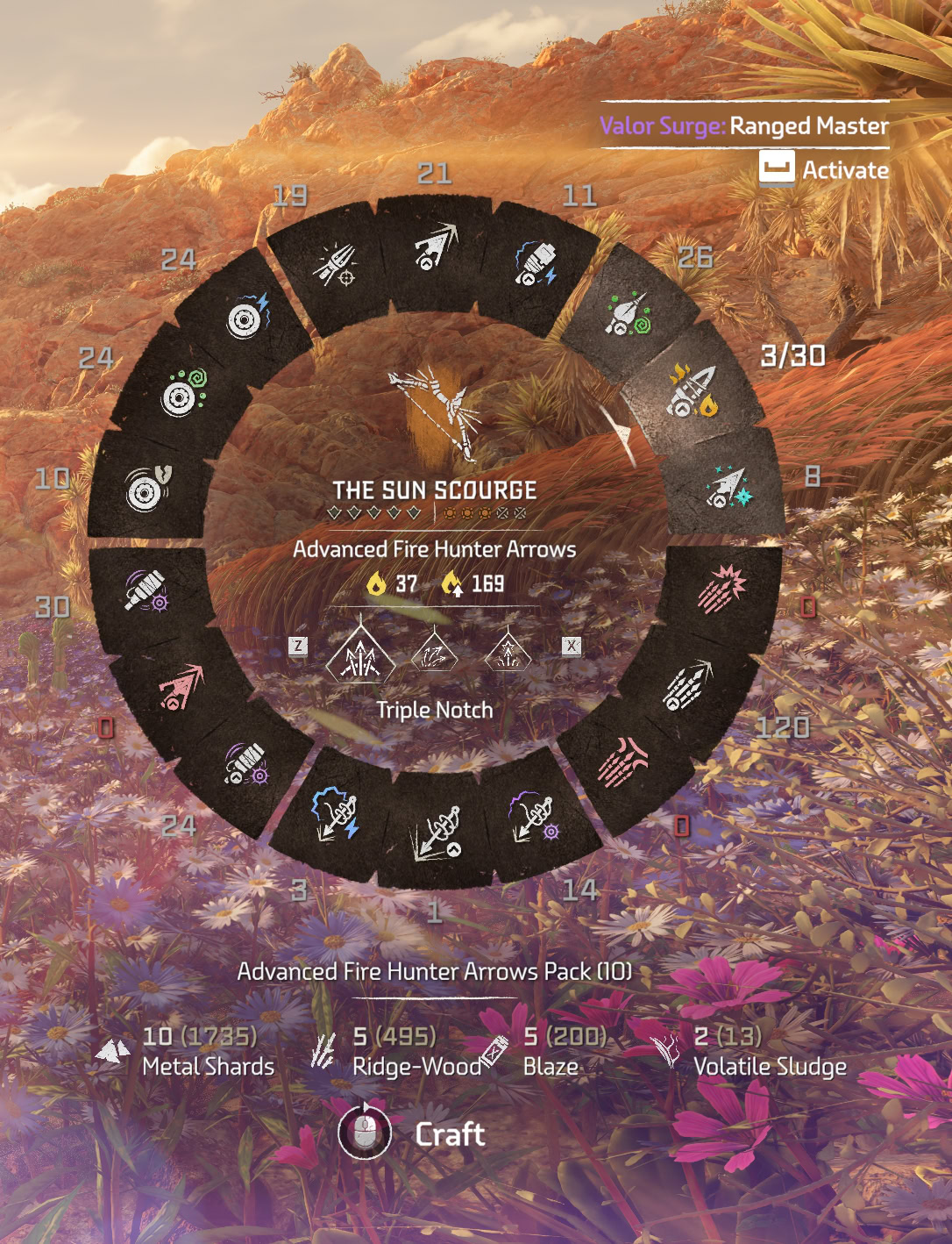 Weapons Wheel Normal Text