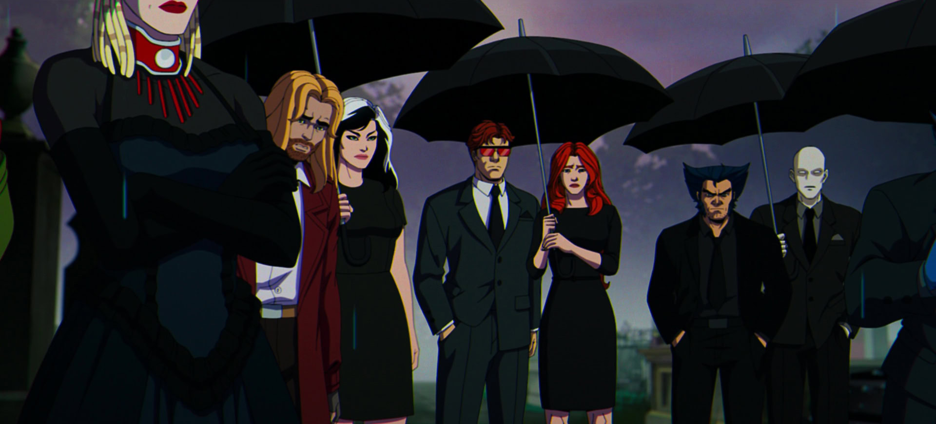 The X-Men say goodbye to Gambit