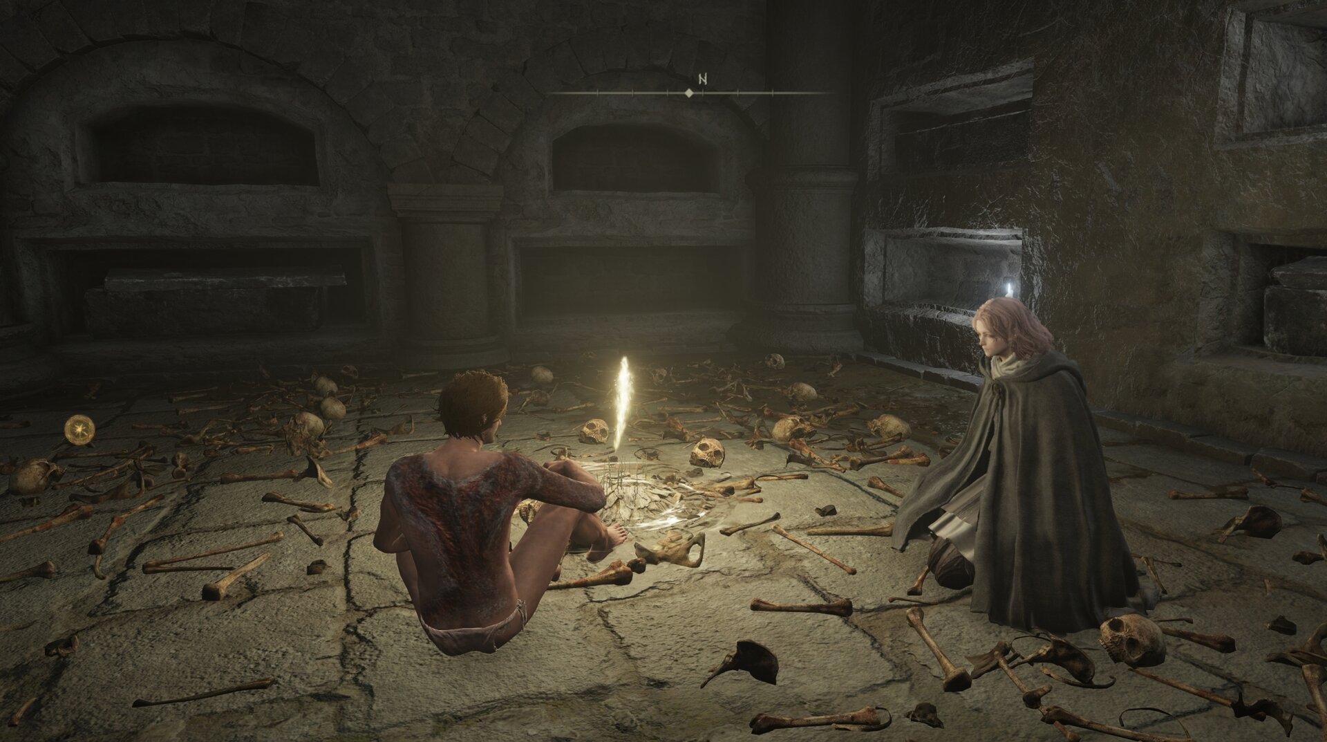 After inheriting the Flame of Chaos, speak to Hyetta and Melina once again