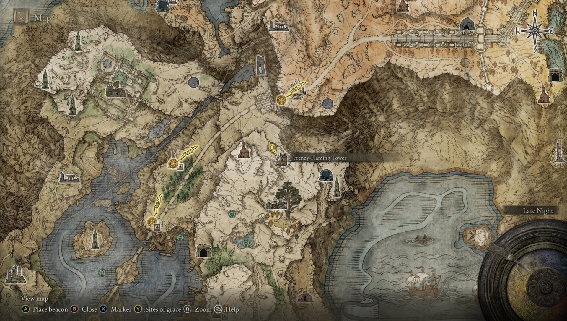 Frenzy Flame Tower map
