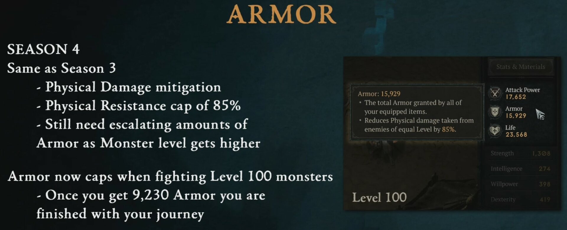 Diablo 4 Season 4 Armor Changes