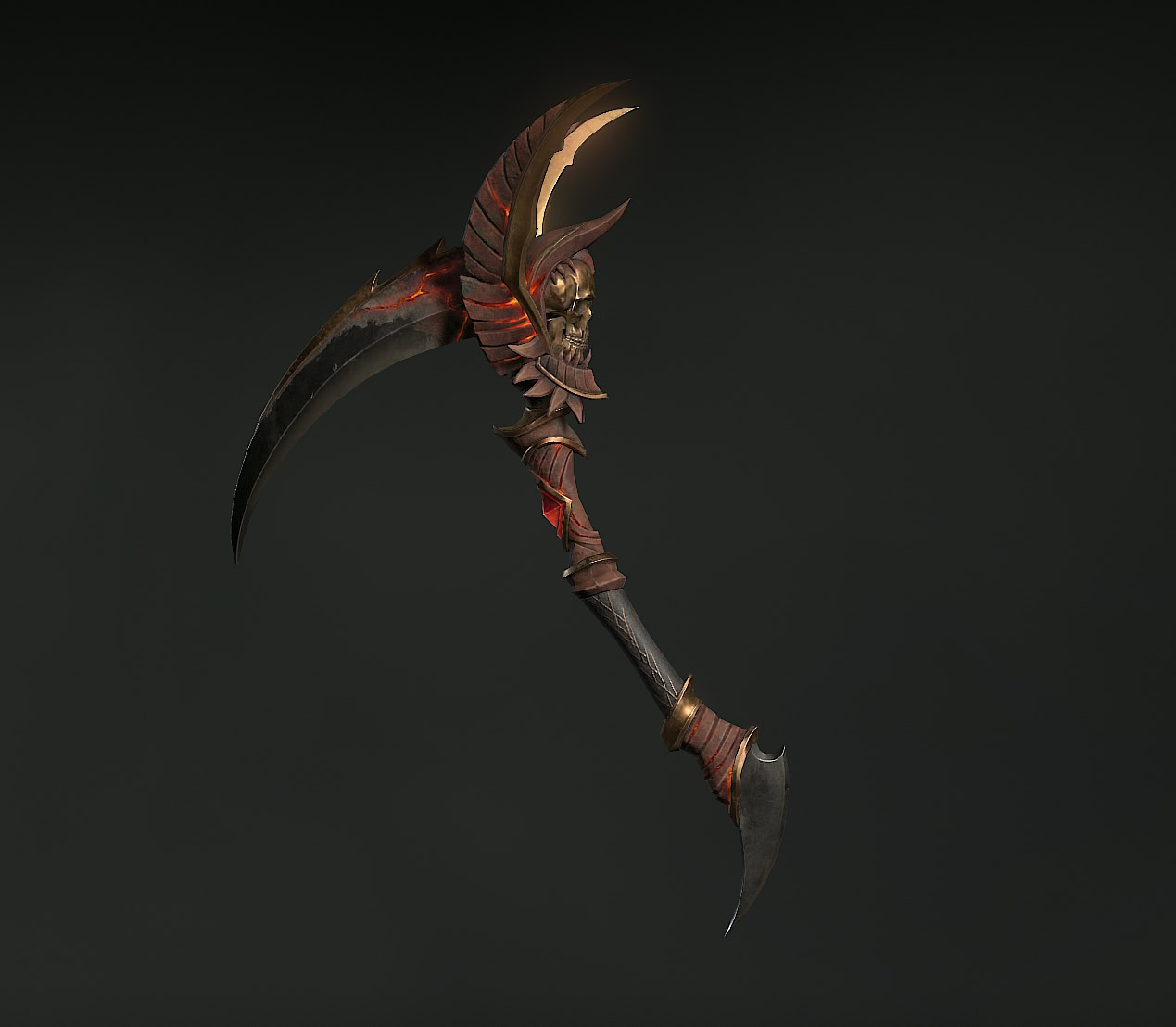 Diablo 4 - Season 4 Demigod Crescent 1H Scythe