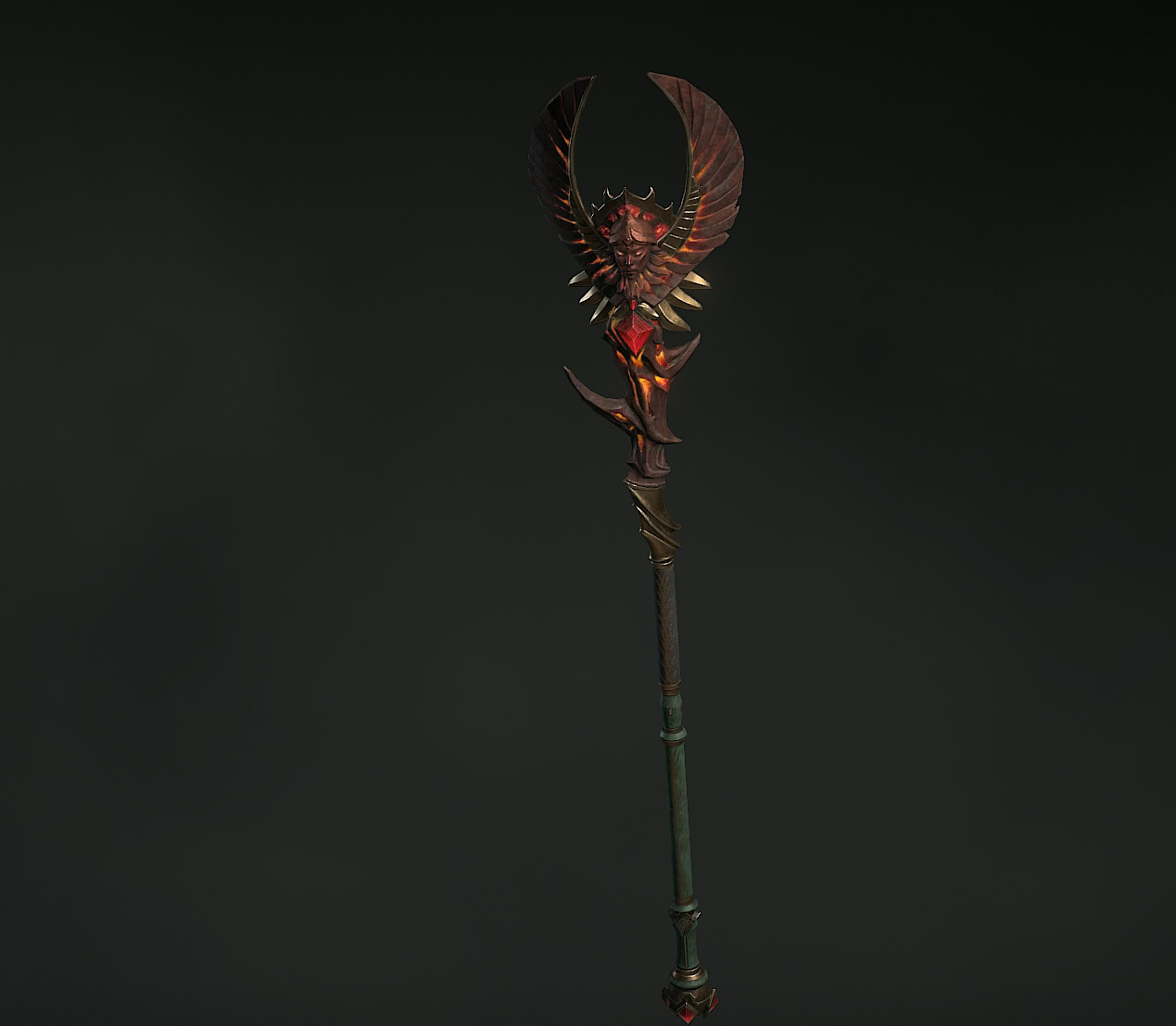Diablo 4 - Season 4 Demigod Grand Stave Staff