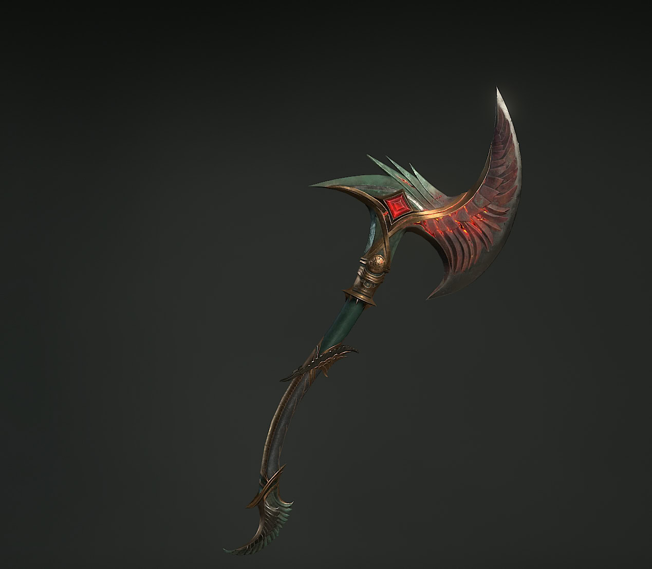 Diablo 4 - Season 4 Demigod Hewer 1H Axe