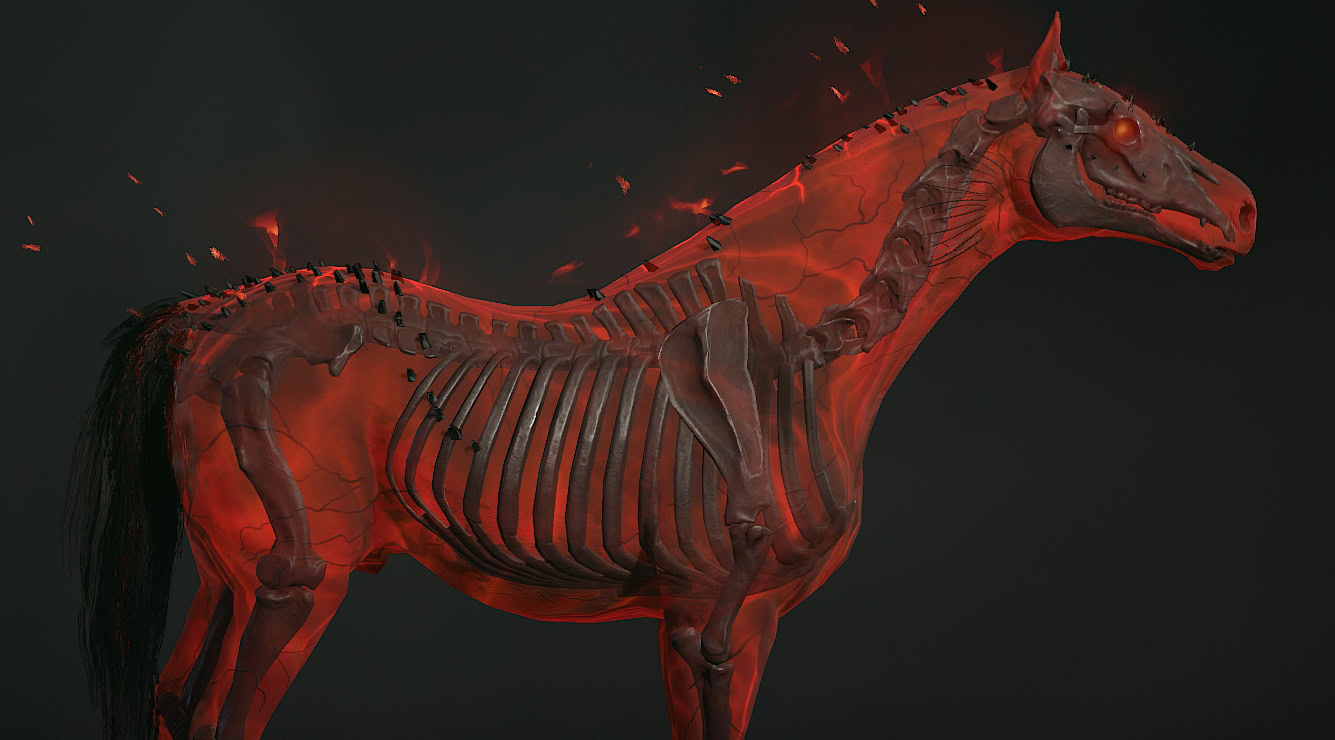 Diablo 4 - Season 4 Demigod Thoroughbred Mount