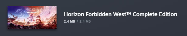 Horizon Forbidden West Complete Edition Patch 1.4.59 File Size