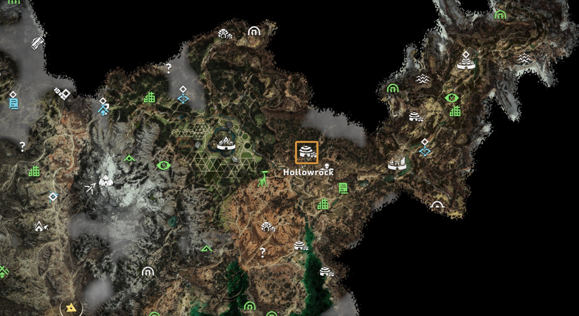 Horizon Forbidden West Eastern Lie Rebel Camp and Hollowrock