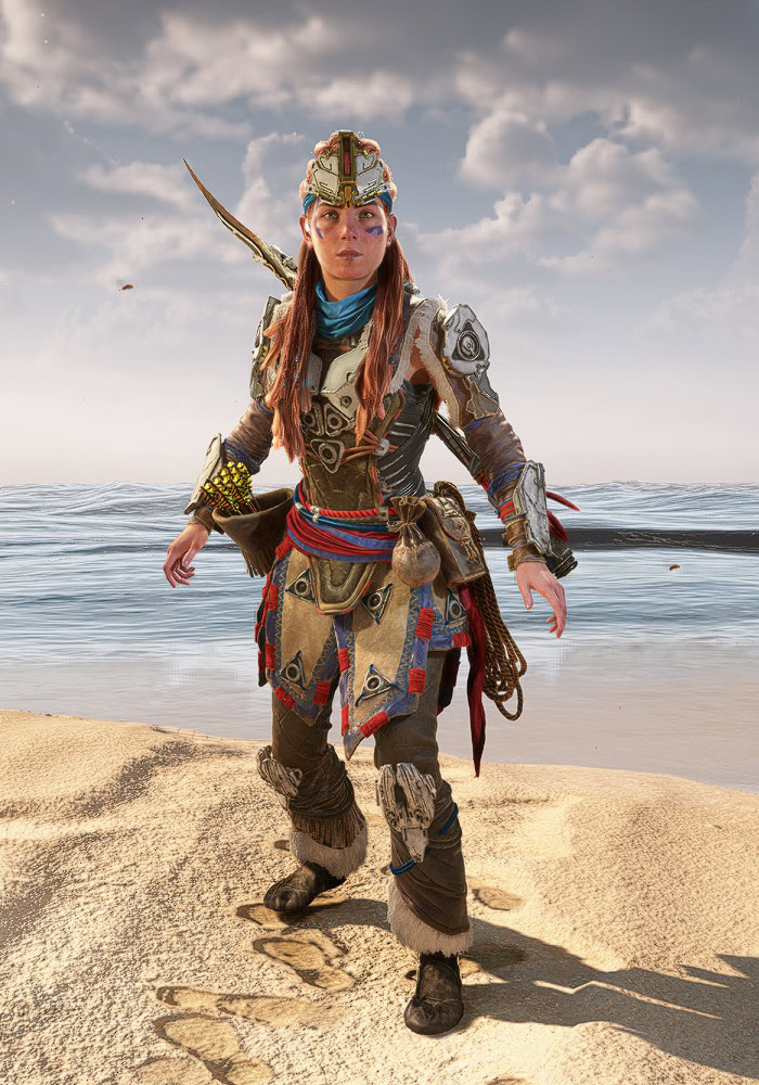 Horizon Forbidden West Outfits Catalog - Nora Anointed Front