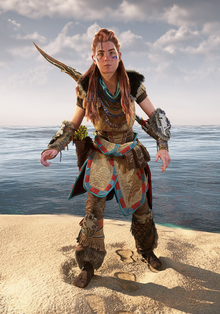 Horizon Forbidden West Outfits Catalog - Nora Huntress Front