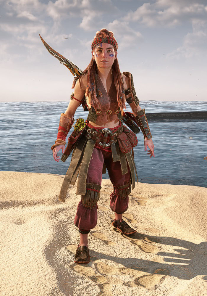 Horizon Forbidden West Outfits Catalog - Oseram Wayfarer Front