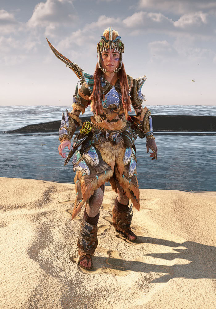 Horizon Forbidden West Outfits Catalog - Tenakth Marshal Front