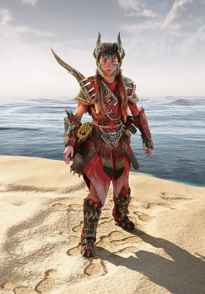 Horizon Forbidden West Outfits Catalog - Tenakth Skirmisher Front