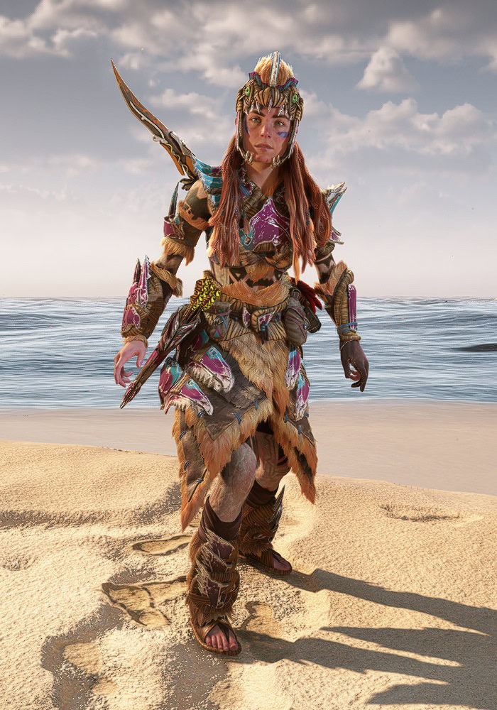 Horizon Forbidden West Outfits Catalog - Tenakth Tactician Front