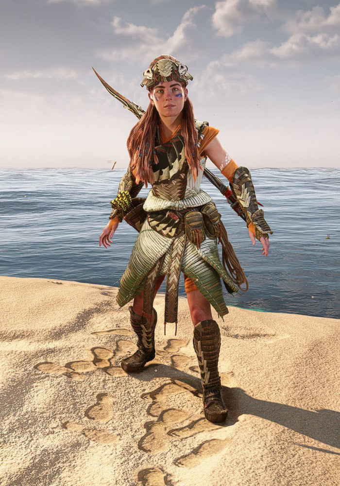 Horizon Forbidden West Outfits Catalog - Utaru Gravesinger Front
