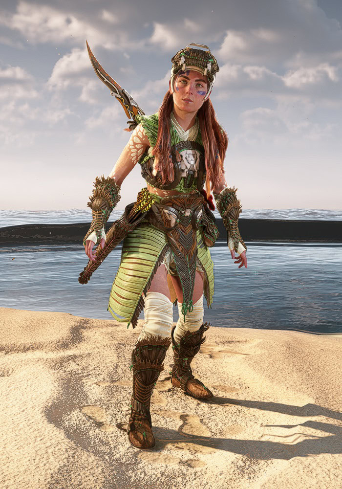 Horizon Forbidden West Outfits Catalog - Utaru Protector Front