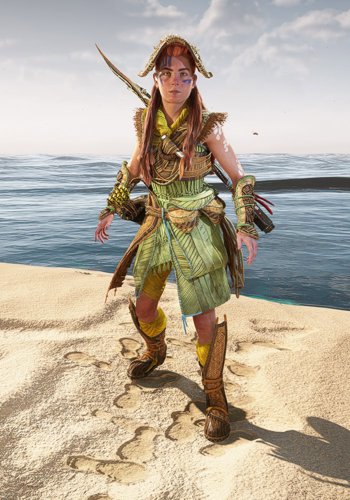 Horizon Forbidden West Outfits Catalog - Utaru Thresher Front