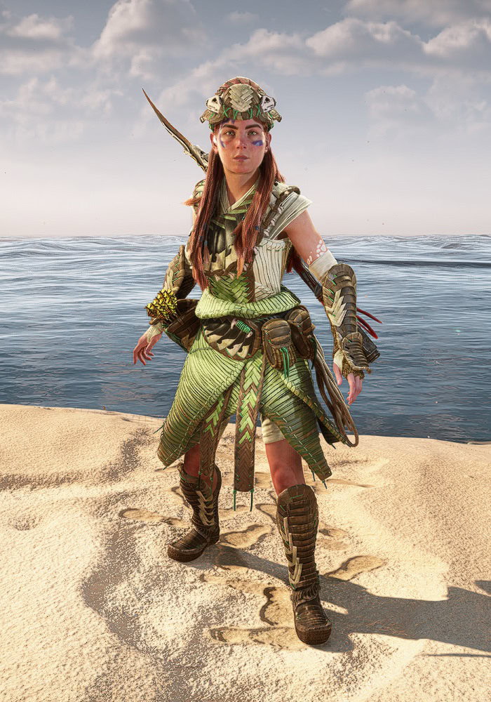 Horizon Forbidden West Outfits Catalog - Utaru Warden Front