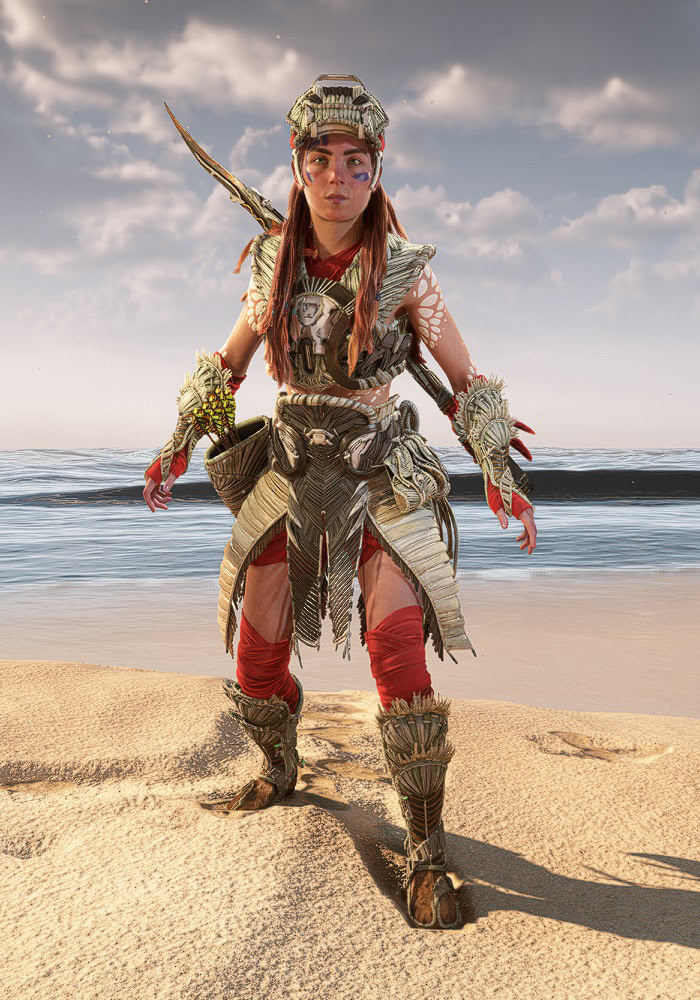 Horizon Forbidden West Outfits Catalog - Utaru Winterweave Front