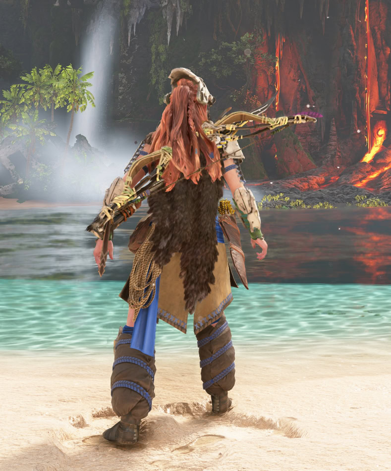 Horizon Forbidden West The Burning Shores DLC Nora Lookout Outfit - Back