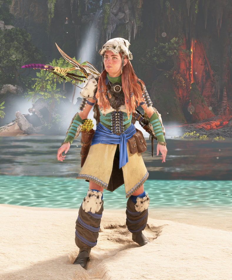 Horizon Forbidden West The Burning Shores DLC Nora Lookout Outfit - Front