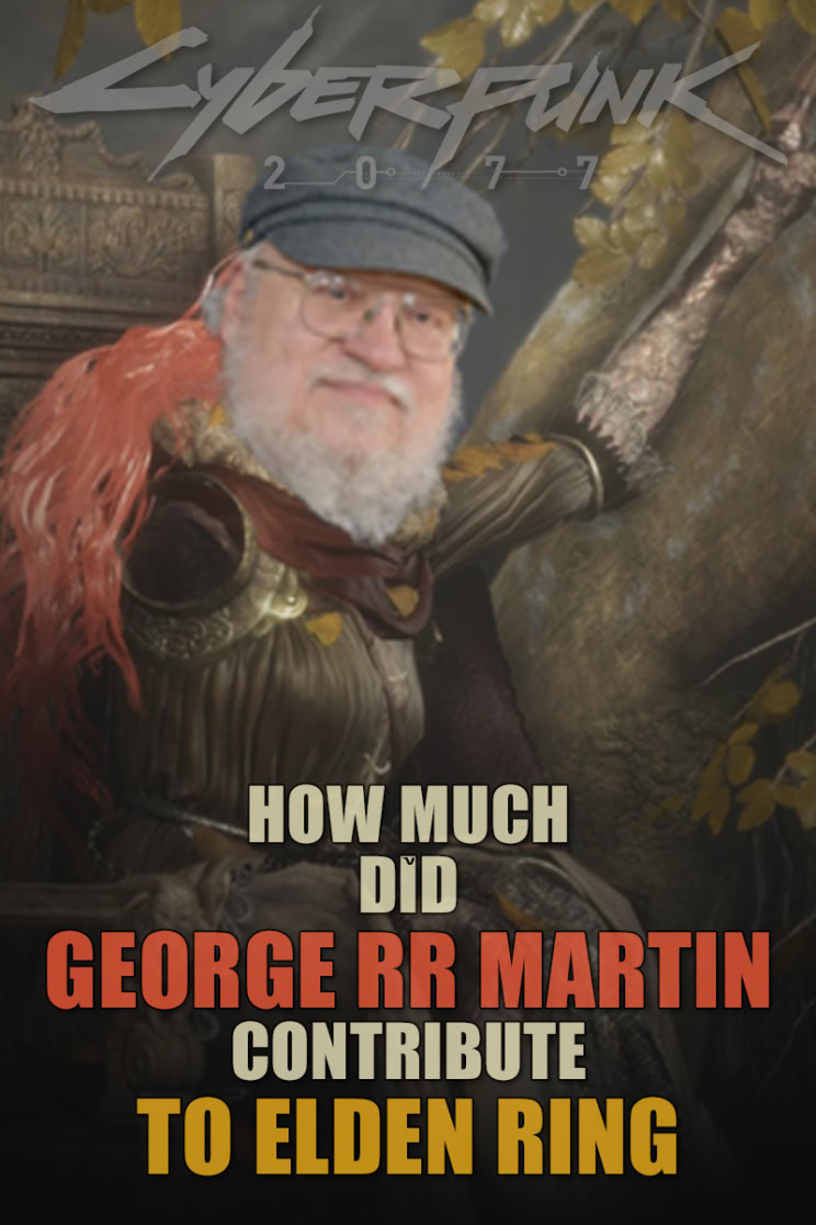 How much did George RR Martin Contribute to Elden Ring V