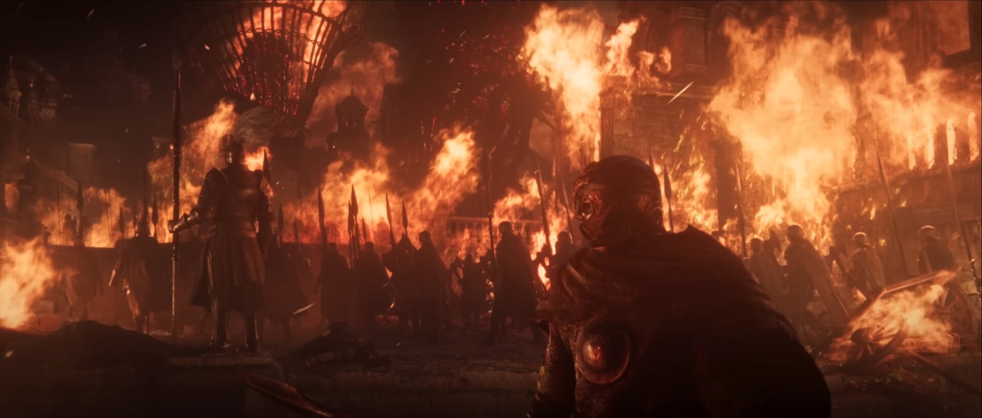 Messmer's Forces in a shot from Shadow of the Erdtree story trailer for Elden Ring