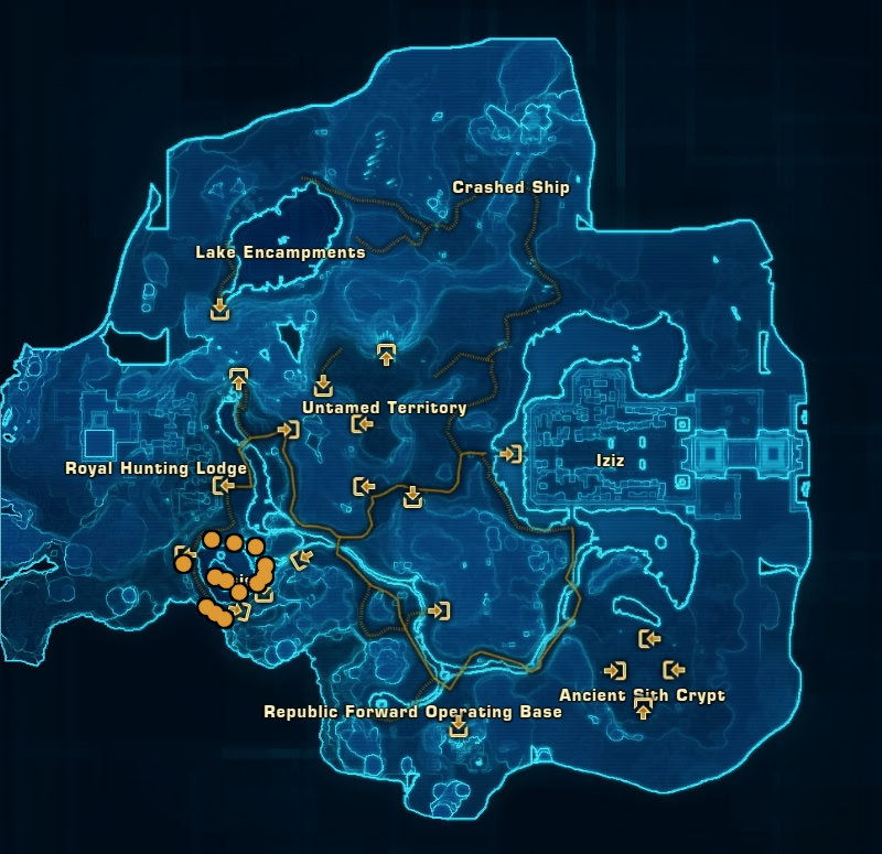 Onderon - Oasis Egg Locations