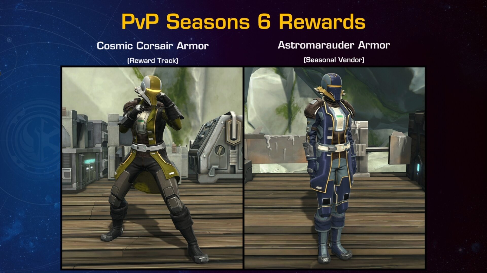 PvP Season 6 and PvP Season armor set rewards