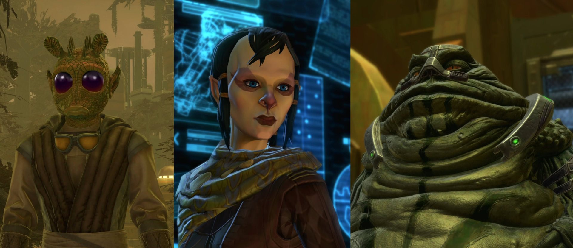 Characters appearing on Hutta in SWTOR 7.5