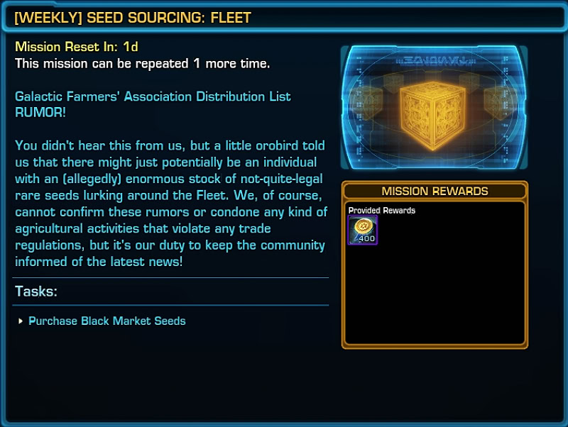 [WEEKLY] Seed Sourcing: Fleet