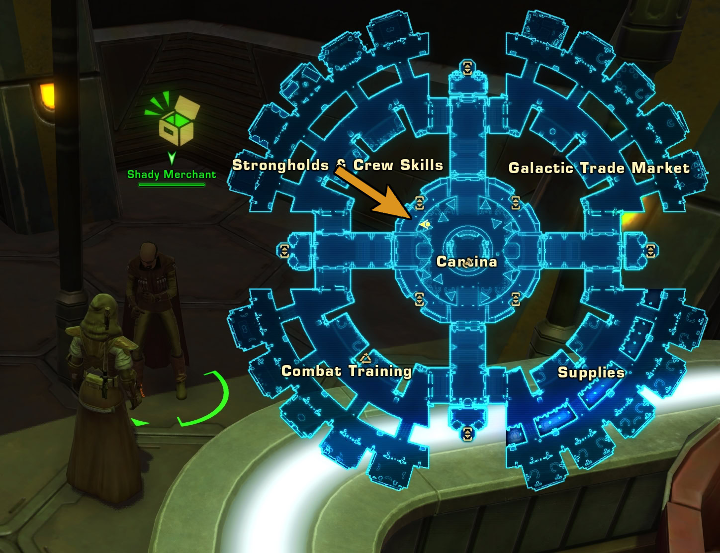Republic Fleet - Shady Merchant Location
