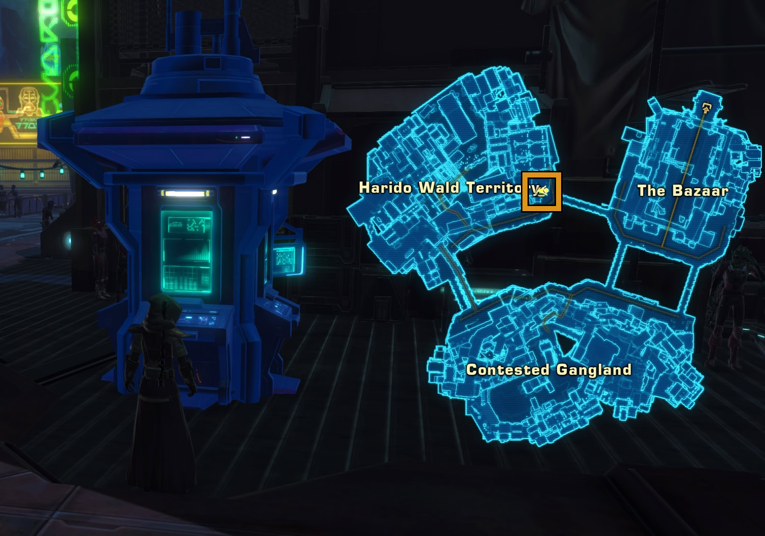 Harido Wald Shipping Terminal Location