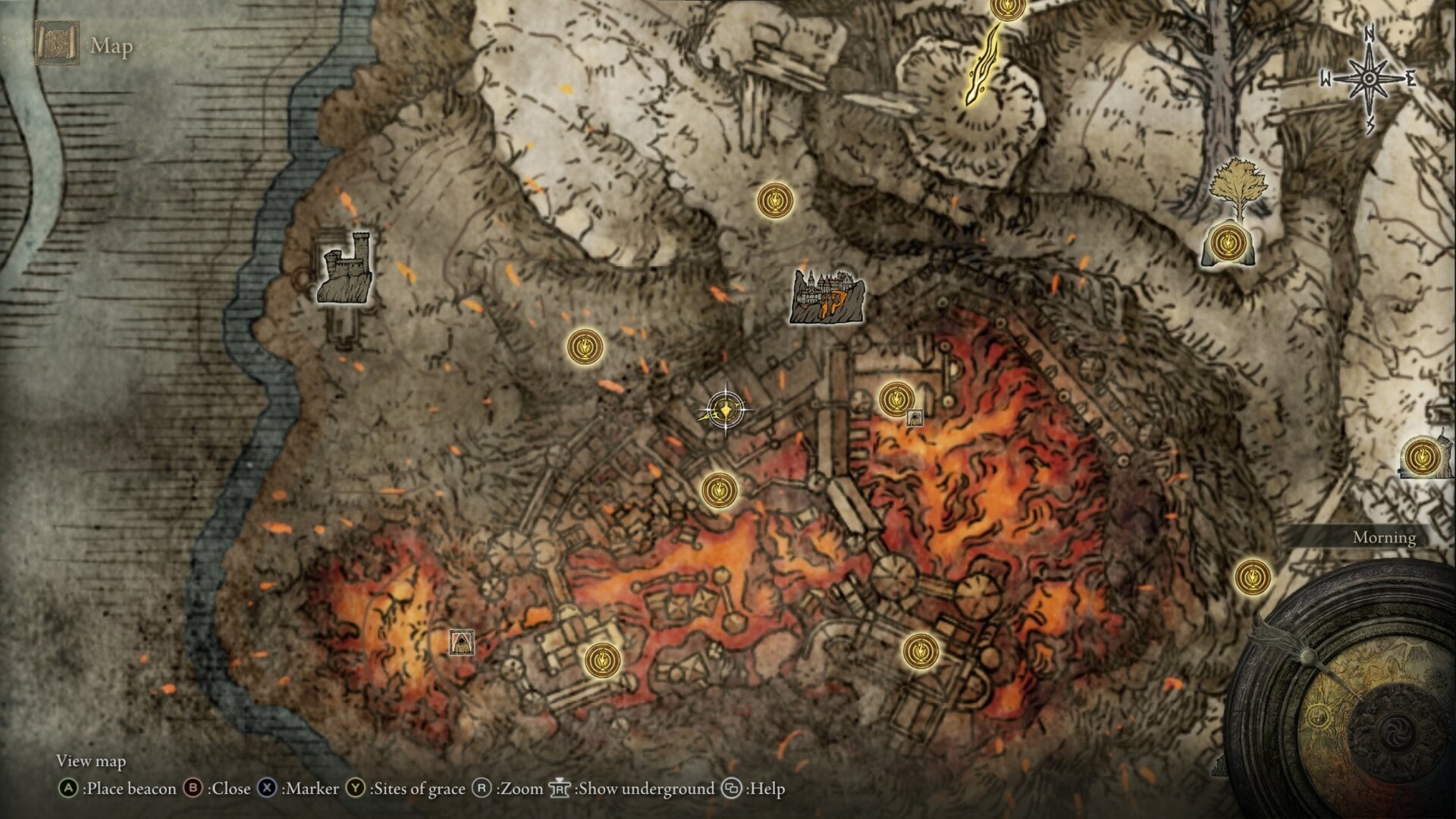 Seedbed Curse - Volcano Manor map location